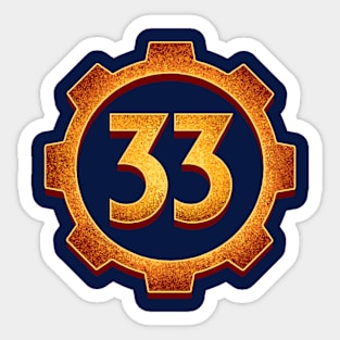 Vault 33 Sticker